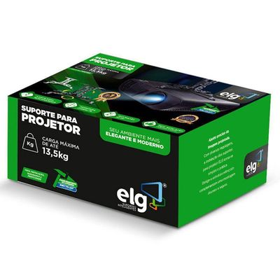 Suporte Para Projetor De Teto Modelo Pro100 Elg Branco
