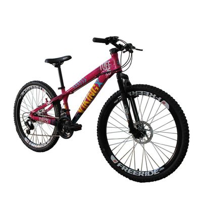 Bicicleta Freeride Aro 26 Freio a Disco 21 Vel. VikingX