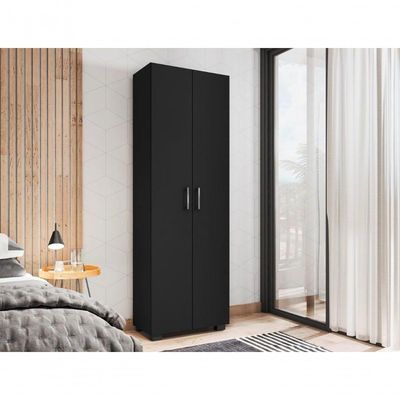 Armário Multiuso 2 Portas Samara Preto