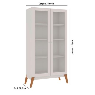 Estante Livros Genialflex Malta 1 Porta