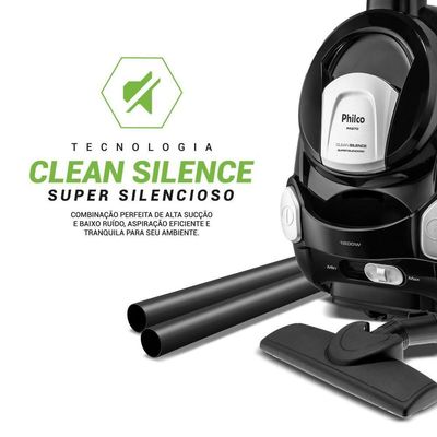 Aspirador De Pó Philco 1800W 2,2L Super Silencioso PAS70 220V