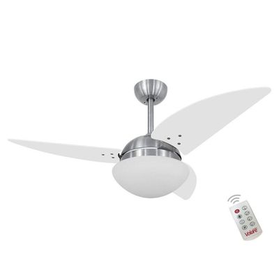 Ventilador Clear Branco 127V E Controle Remoto 110V