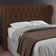 Cabeceira Casal King Cama 195cm Malva I02 Bouclê Marrom - Mpozenato