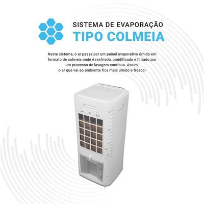 Climatizador Philco 4 em 1 PCL05A 3 Velocidades Função Timer 110V