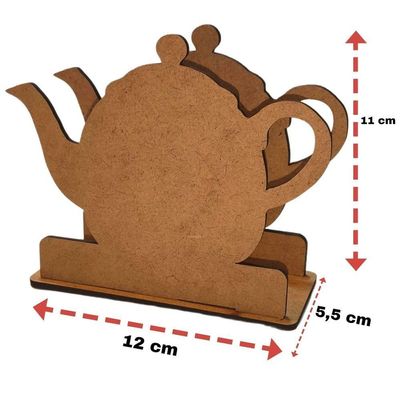 Porta Guardanapo Em Mdf - Kit 10 Unidades