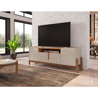 Rack Para Sue Off White Cedro 4 Portas