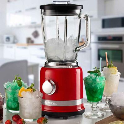 Liquidificador com copo de vidro Ariete 585 Moderna 1,5 litro 4 velocidades vermelho 1000w 220v
