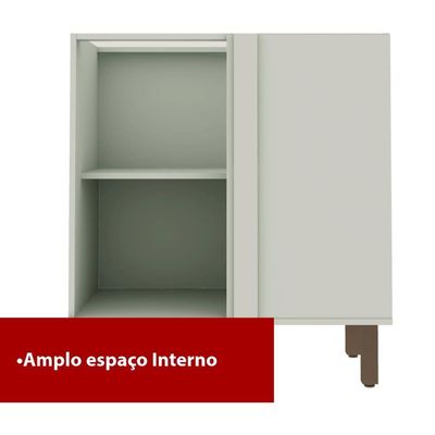Balcão De Cozinha Genialflex Iluminata Hortelã