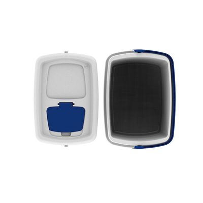 Caixa Térmica Cooler 32L com tampa de acesso rápido Azul Tropical Soprano