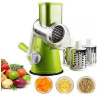 Cortador Ralador De Legumes Fatiador Verduras Frios Queijos Processador Multifuncional 3 Laminas Manual