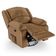 Poltrona Do Papai Reclinável Pietra Glider Giratória Massagem Fh9 Pu Caramelo - Mpozenato