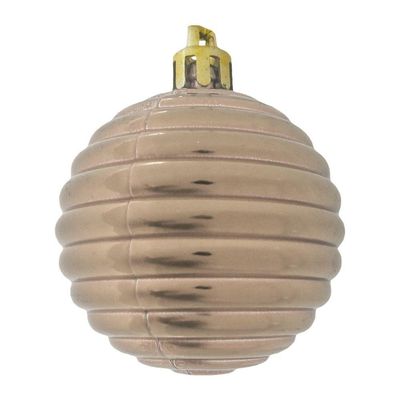 Bola De Natal Rose Gold Kit Misto 5cm - 20 Unidades