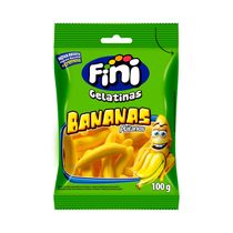 Bala Gelatina Bananas Fini 100g
