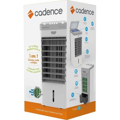 Climatizador De Ar Cadence Ventilar Duo Tank 5,7L 220V