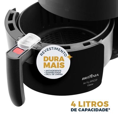 Air Fryer Britânia 3,5L Revestimento Antiaderente 1500W BFR25P 110V