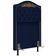 Cabeceira Cama Solteiro 90cm Com Tachas Imperial Veludo J02 Azul - Mpozenato