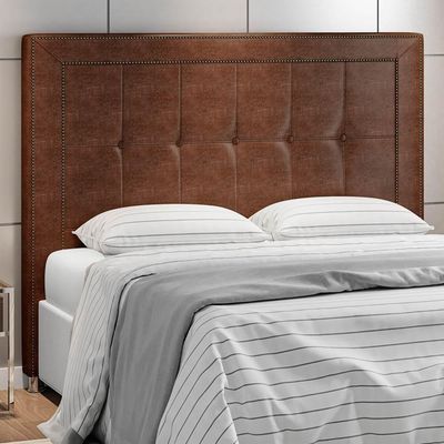 Cabeceira Cama Casal Queen 160cm Paolla P02 Sintético Camel - Mpozenato