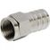 Conector F Tipo Barril Para Crimpar Rg59 Conf0006 Níquel