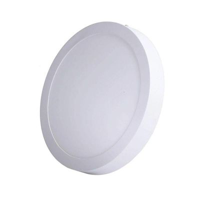 Kit 2 Painel Led 17x17 Redondo Branco Sobrepor 12w 6500k Foxlux