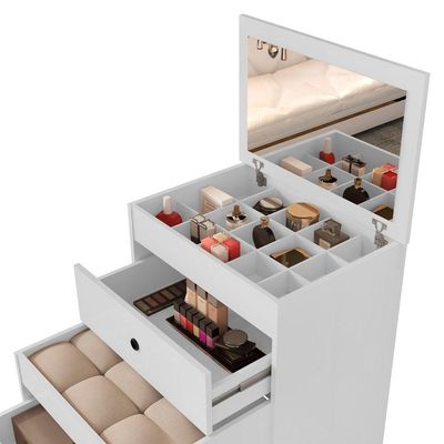 Penteadeira Olivia Com Banqueta Inclusa – Organização Com Charme E Estilo