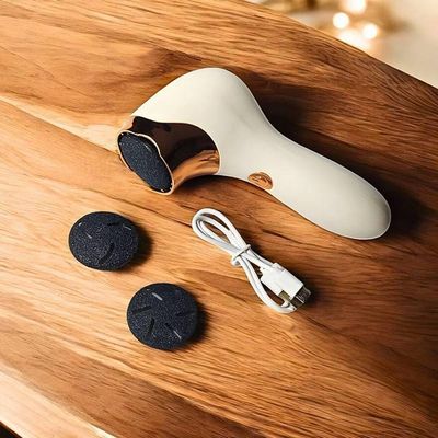Removedor Branco Elétrico De Calos Para Pés Recarregável Usb