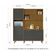 Cozinha Compacta Loft Imperatriz 6 Portas 2 Gavetas 100% Mdf Freijó/grafite Nesher Freijó/grafite