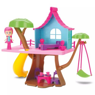 Brinquedo Casa na Árvore Divertoys Surprise com Boneca - Item Sortido