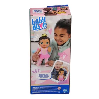 Boneca Baby Alive Princesa Bailarina Bebê de Cabelos Castanhos