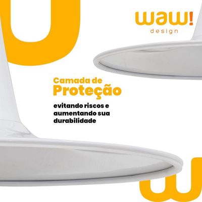 Mesa Saarinen Tulipa Jantar Oval 120x80cm Tampo Marmorizado