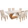 Mesa Alvorada 180 Tp Mdf Vidro 6 Cadeiras Rufato Veludo
