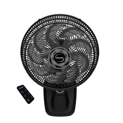 Ventilador de Parede Mallory Smart Control 140W Preto com Grafite - 220V