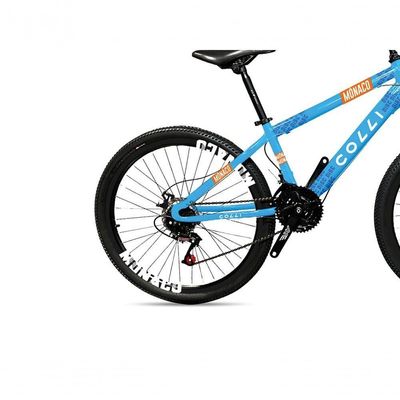 Bicicleta Colli Mônaco Aro 26 Disco 21 V Rapid Fire Cor Vermelho Tamanho Do Quadro 13,5 Azul