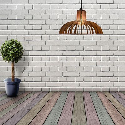 Luminária Teto Tipo Pendente Em Mdf - Completa - Luminária Teto Tipo Pendente Em Mdf - Completa - Cor:marrom