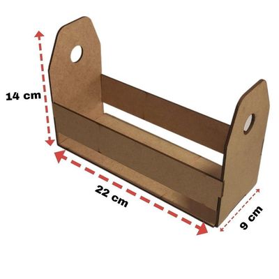 Porta Guardanapo E Sachê Em Mdf - Kit 10 Unidades