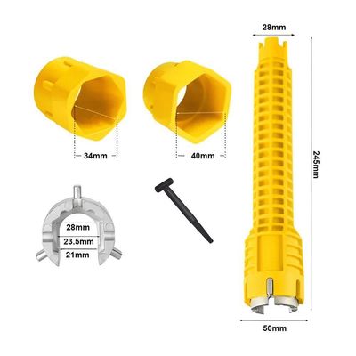 Kit Chave Hidraulica De Pia Bom-3205 8 Em 1 Ferramenta Profissional Para Apertar Instalar Torneira