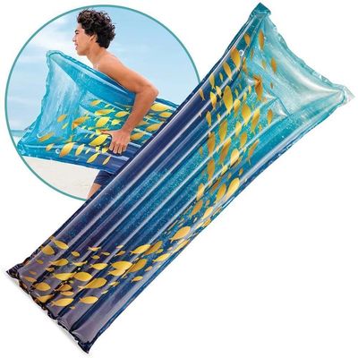 Colchão Inflável Piscina Praia Esteira Fashion - Intex Peixinhos