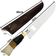 Faca Artesanal 10' Churrasco Abridor Garrafas Cabo Misto Inox 420c Madeira Osso Resina