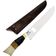 Faca Artesanal 10' Churrasco Abridor Garrafas Cabo Misto Inox 420c Madeira Osso Resina
