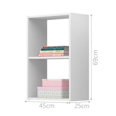 2 Nichos De Parede Para Decoração Finlândia Branco