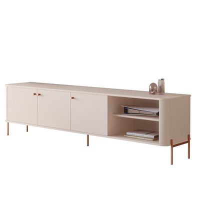 Rack Para 70 Polegadas Olaf Off White Bronze