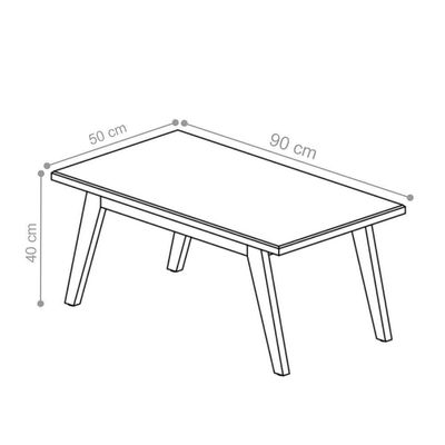 Mesa De Centro Vincent Off White