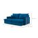 Sofá Retrátil Sem Caixa 3 lugares Solomons Velosuede Azul Marinho 180 cm