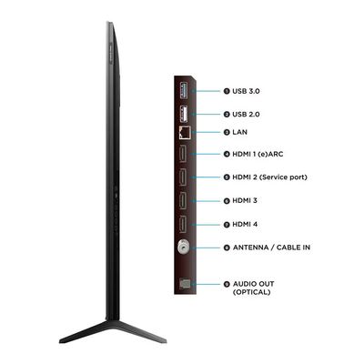 Smart TV TCL 55 Polegadas C6K Premium 4K QD-Mini LED Preto / Bivolt