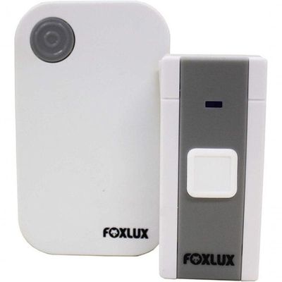 Campainha Sem Fio Fx Cad 6 36 Toques Foxlux Cor Branco 127v/220v