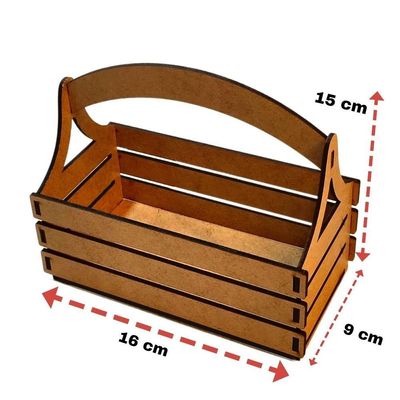 Porta Guardanapo E Sachê Em Mdf - Kit 10 Unidades
