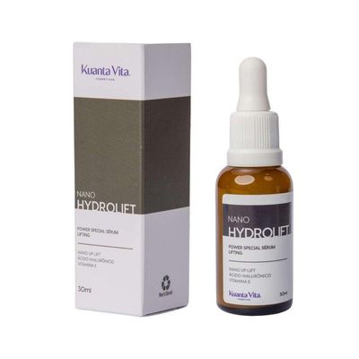 Sérum Special Facial Nano Up Lift 30ml Kuanta Vita Firmeza Com ácido Hialurônico e E