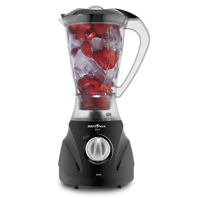 Liquidificador Britânia Black 3 Velocidades 2,1L 110V