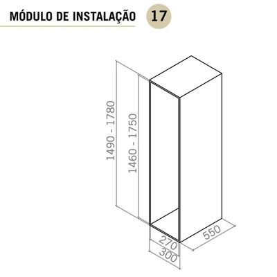 Coluna Deslizante Aramada Cinza Masutti 5 Cestos Organizadores 25x47x175cm Cozinha