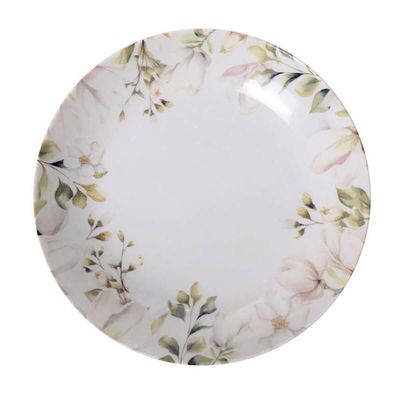 Jogo 12 Pratos Fundos 22cm Tramontina Magnólia Porcelana Sopas Risotos Caldos