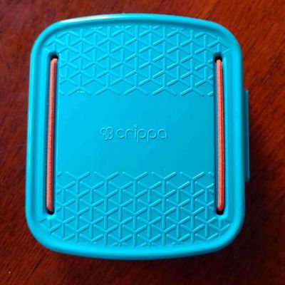 Kit 4 Porta Cotonetes Algodão Portátil para Viagem com Elástico Interno Azul Crippa